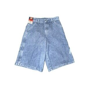 Wrangler Boys Carpenter Shorts 12Regular Adjustable Waist Denim Blue 100% Cotton
